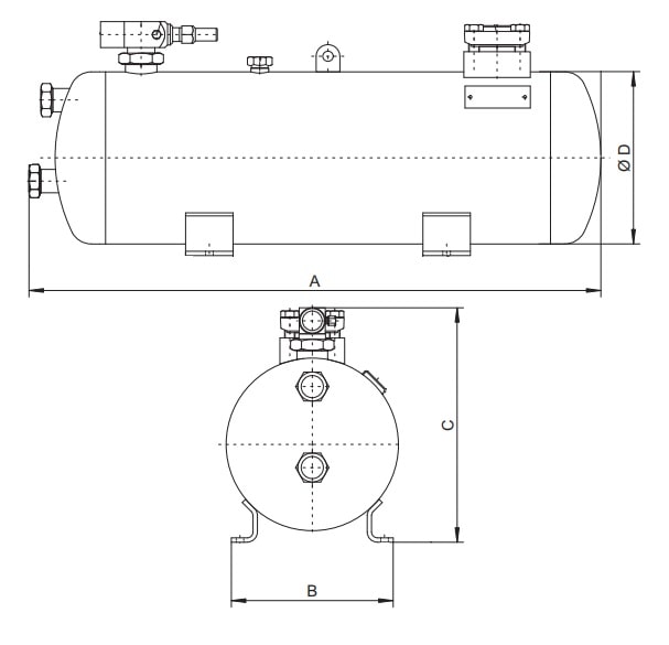 Кожухотрубный теплообменник BITZER F302G